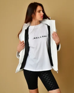 La Piscine Paris T-shirt en coton à logo Malloni*Femme T-Shirts