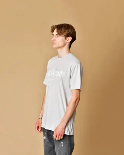 La Piscine Paris T-shirt en coton à imprimé John Richmond*Homme T-Shirts