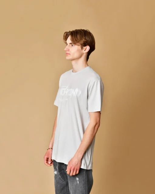 La Piscine Paris T-shirt en coton à imprimé John Richmond*Homme T-Shirts