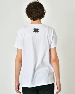 La Piscine Paris T-shirt en coton imprimé noir Ixos*Homme T-Shirts