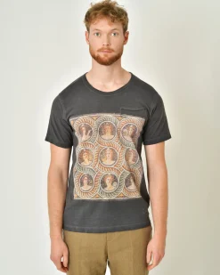 La Piscine Paris T-shirt en coton imprimé Renaissance Gabriele Pasini*Homme T-Shirts