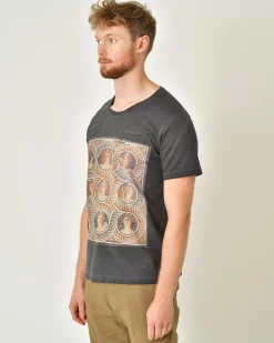 La Piscine Paris T-shirt en coton imprimé Renaissance Gabriele Pasini*Homme T-Shirts