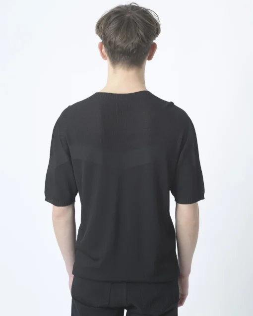 La Piscine Paris T-shirt en jersey à finitions motif ajouré Daniele Fiesoli*Homme T-Shirts