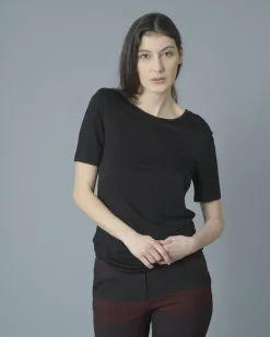 La Piscine Paris T-shirt en jersey fluide à col rond One & Other*Femme T-Shirts