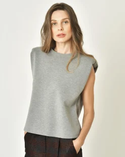La Piscine Paris T-shirt sans manches à épaulettes Edward Achour*Femme T-Shirts