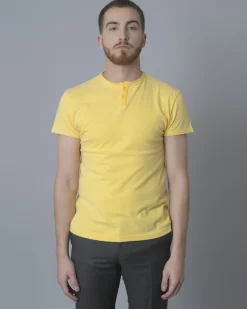 La Piscine Paris T-shirt à col tunisien Woolgroup*Homme T-Shirts