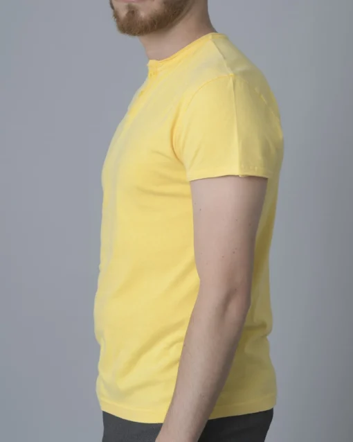 La Piscine Paris T-shirt à col tunisien Woolgroup*Homme T-Shirts