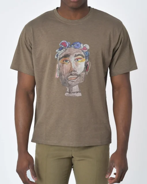 La Piscine Paris T-Shirt motif tete Erevan*Homme T-Shirts