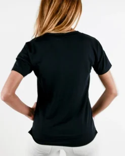 La Piscine Paris T-shirt à logo ajouré et perlé Just Cavalli*Femme T-Shirts