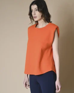 La Piscine Paris T-shirt sans manches à épaulettes Edward Achour*Femme T-Shirts