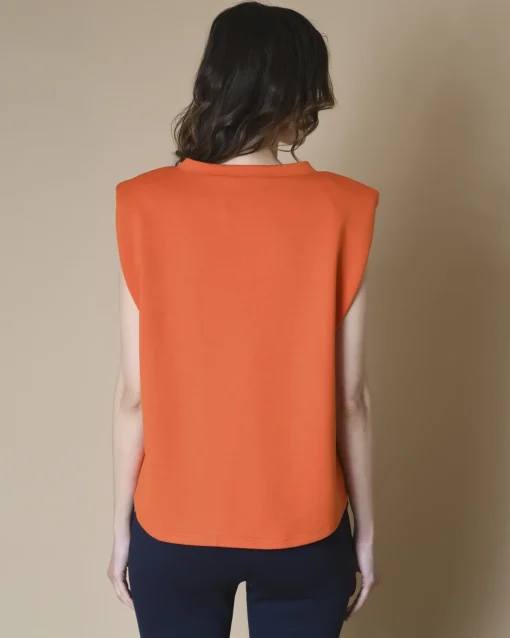 La Piscine Paris T-shirt sans manches à épaulettes Edward Achour*Femme T-Shirts