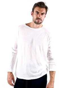 La Piscine Paris T-shirt oversize en coton chiné Isabel Benenato*Homme T-Shirts