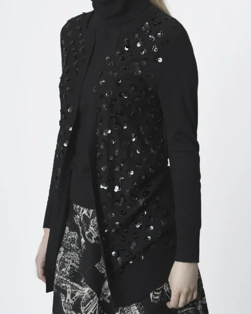 La Piscine Paris Twin set à broderie e Edward Achour*Femme Pulls & Cardigans