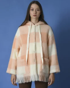 La Piscine Paris Veste à carreaux en laine AVN*Femme Blousons & Vestes