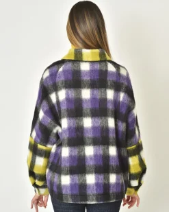 La Piscine Paris Veste à carreaux multicolore Mouche*Femme Blousons & Vestes