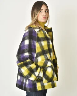 La Piscine Paris Veste à carreaux multicolore Mouche*Femme Blousons & Vestes