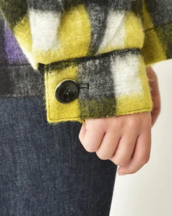 La Piscine Paris Veste à carreaux multicolore Mouche*Femme Blousons & Vestes