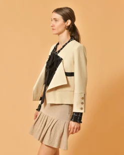 La Piscine Paris Veste à col asymétrique Edward Achour*Femme Blousons & Vestes