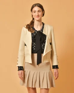 La Piscine Paris Veste à col asymétrique Edward Achour*Femme Blousons & Vestes