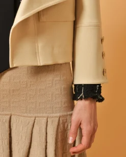 La Piscine Paris Veste à col asymétrique Edward Achour*Femme Blousons & Vestes