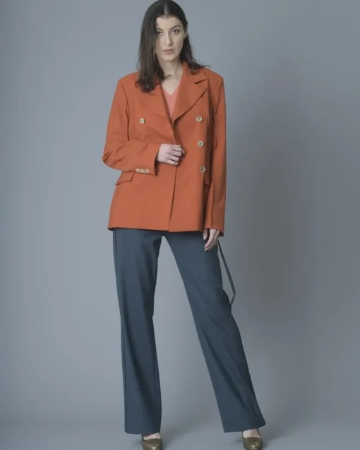La Piscine Paris Veste à double boutonnage en laine mélangée Eleventy*Femme Blousons & Vestes