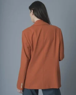 La Piscine Paris Veste à double boutonnage en laine mélangée Eleventy*Femme Blousons & Vestes