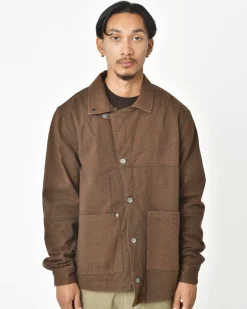 La Piscine Paris Veste asymétrique en coton et laine vierge mélangé Ixos*Homme Blousons & Vestes