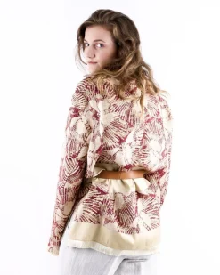 La Piscine Paris Veste d'inspiration kimono à imprimés abstraits Forte Forte*Femme Blousons & Vestes