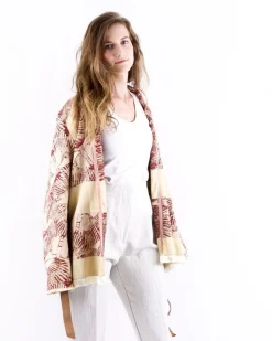 La Piscine Paris Veste d'inspiration kimono à imprimés abstraits Forte Forte*Femme Blousons & Vestes