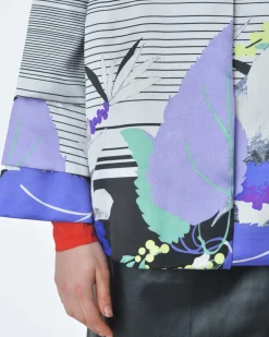 La Piscine Paris Veste Blanche et multicouleur Malaica*Femme Blousons & Vestes