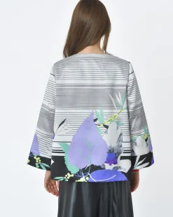 La Piscine Paris Veste Blanche et multicouleur Malaica*Femme Blousons & Vestes