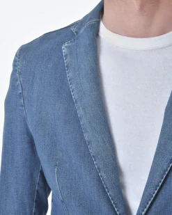 La Piscine Paris Veste blazer denim Martin Zelo*Homme Blousons & Vestes