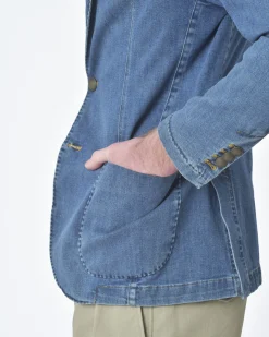 La Piscine Paris Veste blazer denim Martin Zelo*Homme Blousons & Vestes