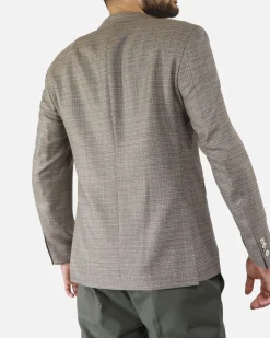 La Piscine Paris Veste blazer en laine à pochette fantaisie Sand*Homme Blousons & Vestes