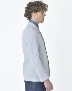 La Piscine Paris Veste blazer rayé e clair Lardini*Homme Blousons & Vestes