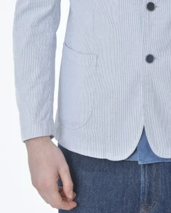 La Piscine Paris Veste blazer rayé e clair Lardini*Homme Blousons & Vestes