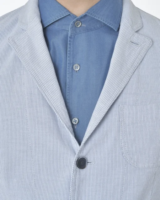 La Piscine Paris Veste blazer rayé e clair Lardini*Homme Blousons & Vestes