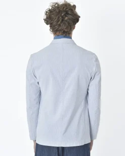 La Piscine Paris Veste blazer rayé e clair Lardini*Homme Blousons & Vestes