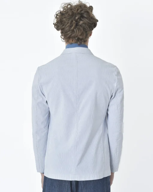 La Piscine Paris Veste blazer rayé e clair Lardini*Homme Blousons & Vestes