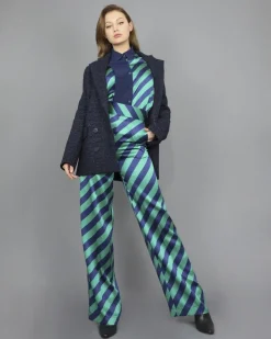 La Piscine Paris Veste e en laine mélangée et fibres métalliques Nude*Femme Blousons & Vestes