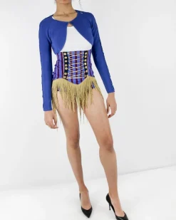 La Piscine Paris Veste boléro en maille stretch Elisabetta Franchi*Femme Blousons & Vestes
