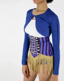 La Piscine Paris Veste boléro en maille stretch Elisabetta Franchi*Femme Blousons & Vestes
