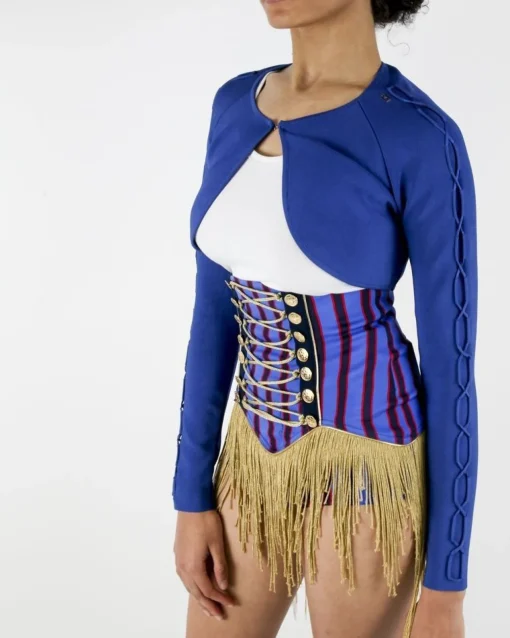 La Piscine Paris Veste boléro en maille stretch Elisabetta Franchi*Femme Blousons & Vestes
