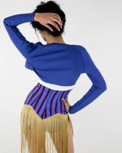 La Piscine Paris Veste boléro en maille stretch Elisabetta Franchi*Femme Blousons & Vestes