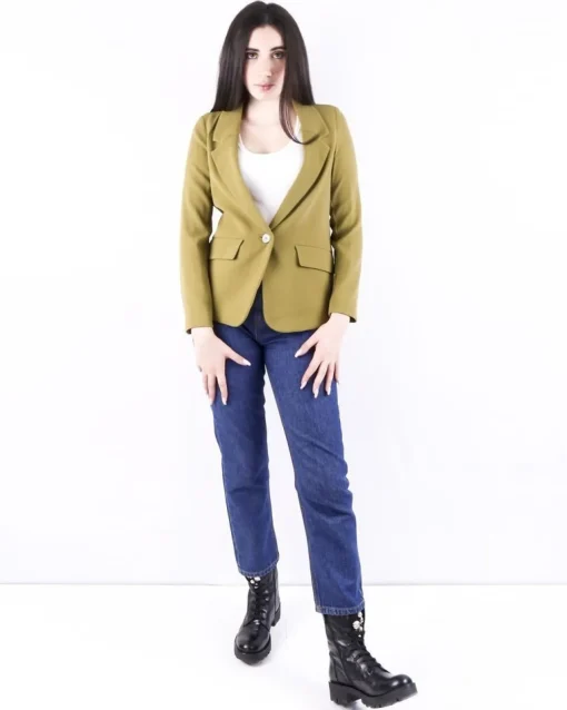 La Piscine Paris Veste cintrée en crêpe Momoni*Femme Blousons & Vestes