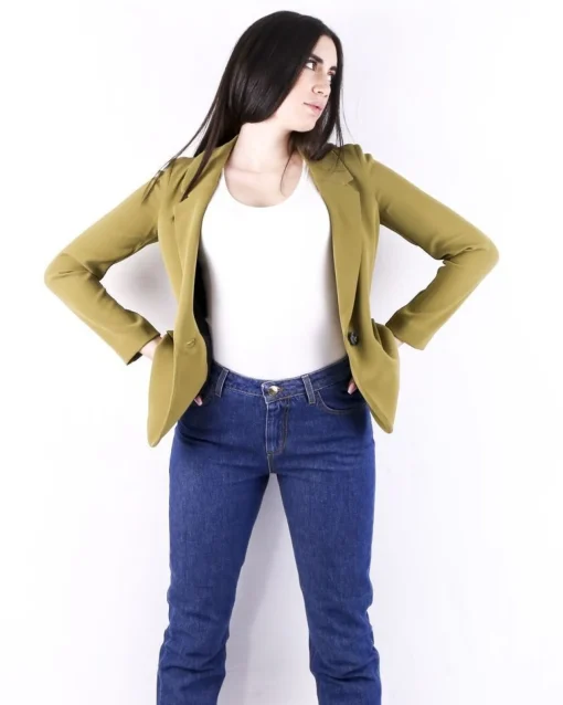 La Piscine Paris Veste cintrée en crêpe Momoni*Femme Blousons & Vestes