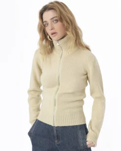 La Piscine Paris Veste courte en laine col montant Prada*Femme Blousons & Vestes