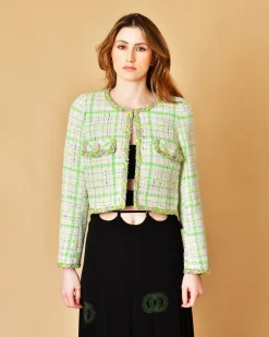 La Piscine Paris Veste courte en tweed e Edward Achour*Femme Blousons & Vestes
