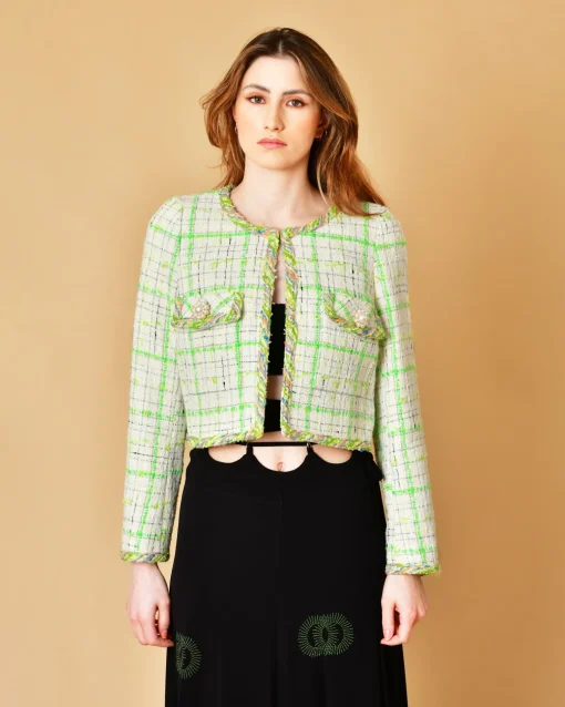 La Piscine Paris Veste courte en tweed e Edward Achour*Femme Blousons & Vestes