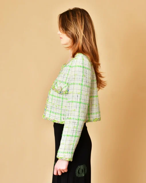 La Piscine Paris Veste courte en tweed e Edward Achour*Femme Blousons & Vestes